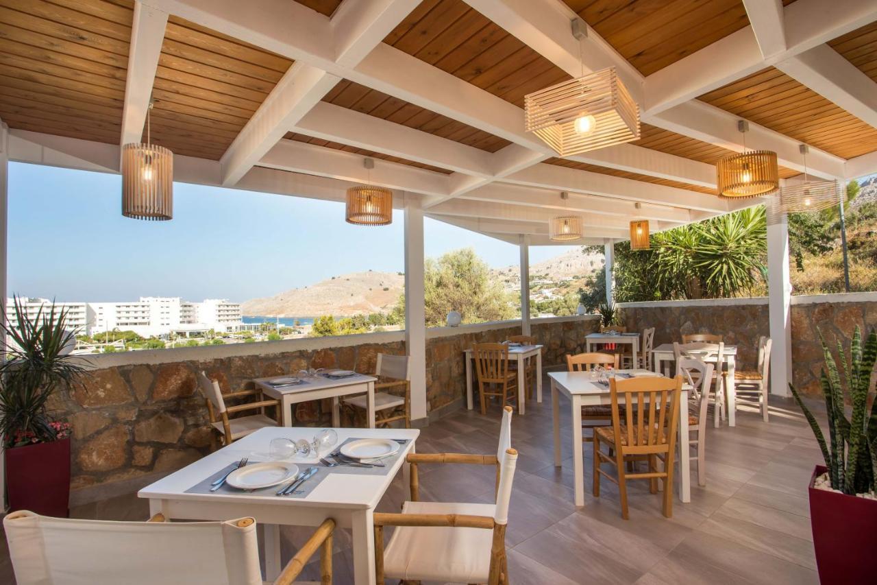 Lindos White Hotel & Suites ภายนอก รูปภาพ